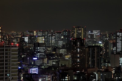 世界貿易センタービルから田町・品川方面の夜景