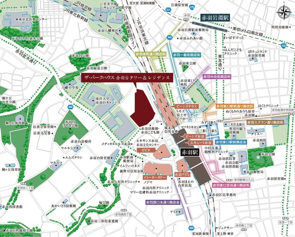 ¥¶¡¦¥Ñ¡¼¥¯¥Ï¥¦¥¹ ÀÖ±©Â楿¥ï¡¼¡õ¥ì¥¸¥Ç¥ó¥¹ °ÌÃÖ¿Þ