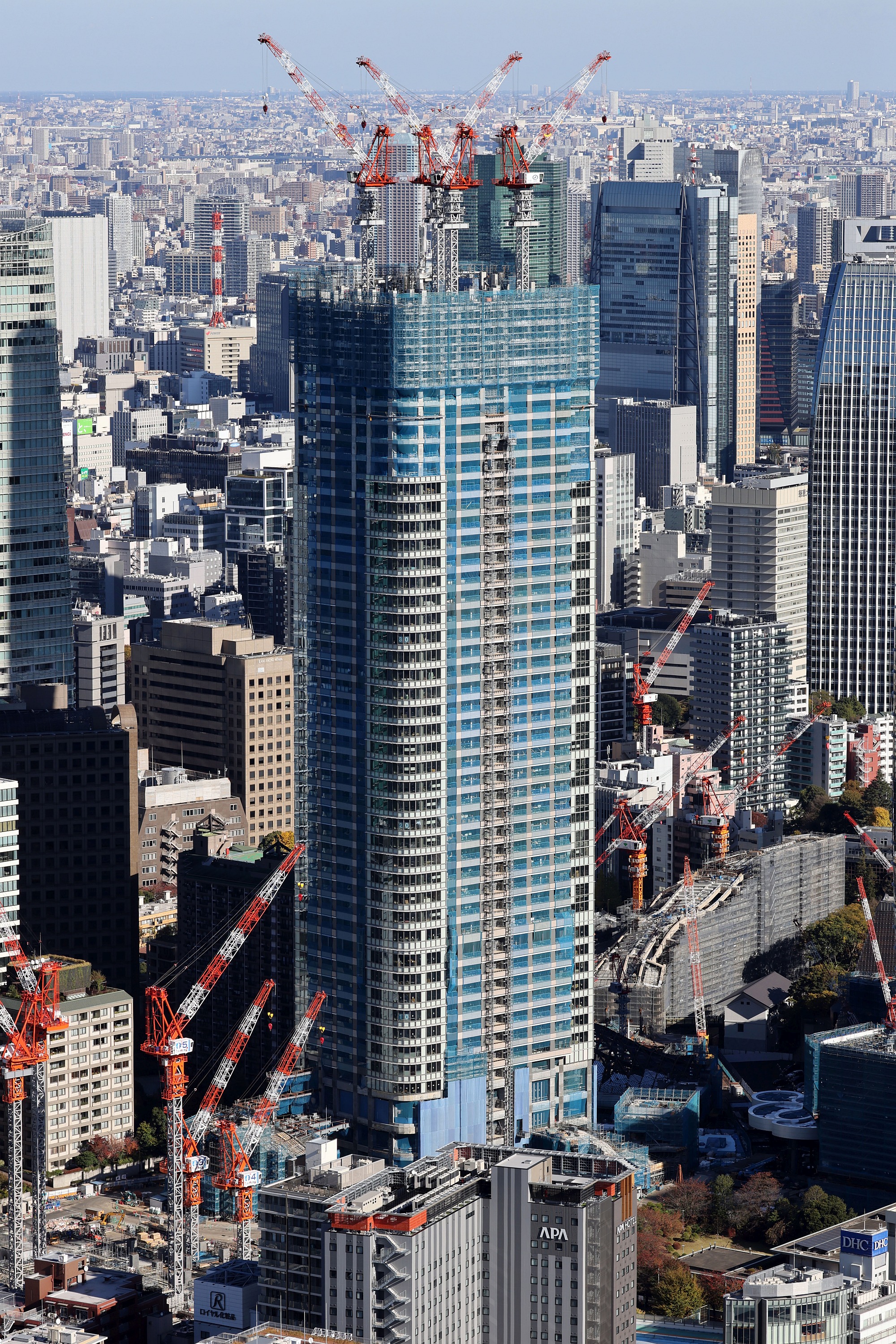 高さ日本一のタワマン建設中！262m＆237m「麻布台ヒルズ B街区