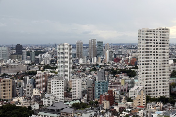 ニュウマン高輪 LUFTBAUM 翠の庭からの眺め