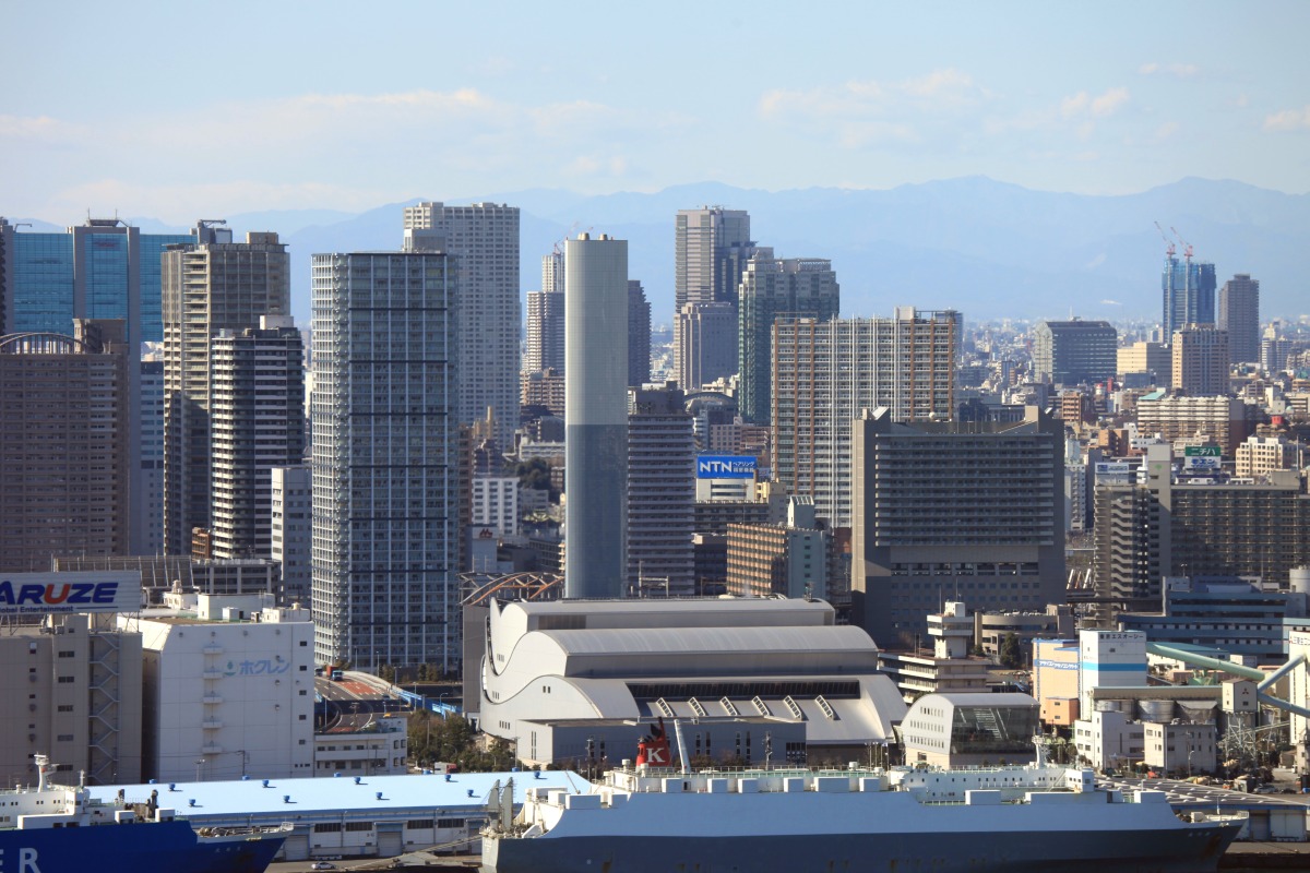 フジテレビから港区港南 超高層マンション 超高層ビル
