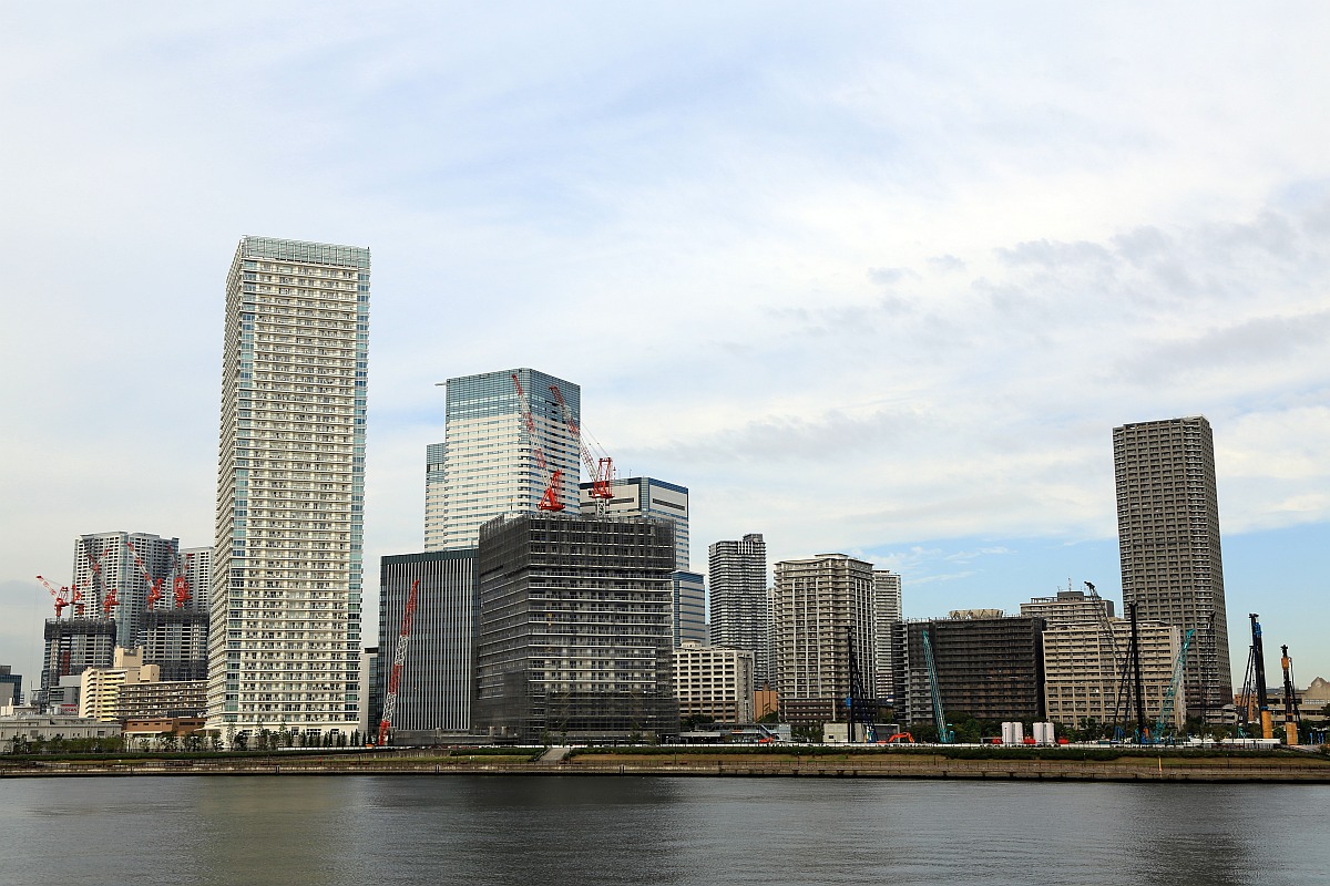 晴海大橋 超高層マンション 超高層ビル