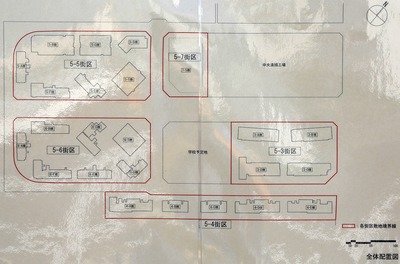 晴海五丁目西地区第一種市街地再開発事業 全体配置図