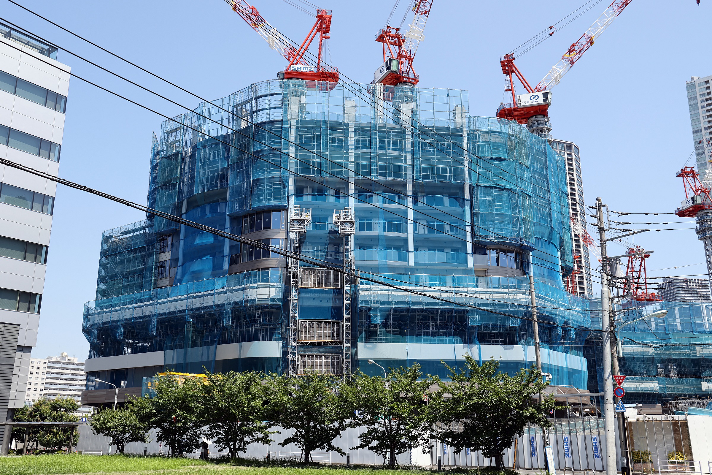 地上53階、高さ189m「ザ 豊海タワー」の建設状況!勝どき駅徒歩 地上53階、高さ189m「ザ 豊海タワー」の建設状況!勝どき駅徒歩