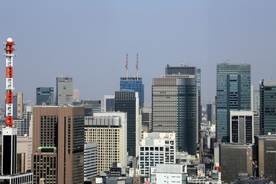 世界貿易センタービルから見た丸の内・大手町