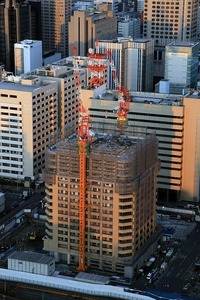 梅田スカイビルから見たグランフロント大阪オーナーズタワー