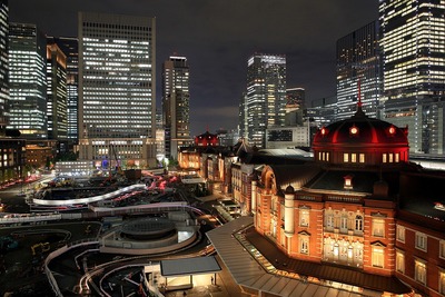 東京ステーションホテル開業100周年記念 東京駅丸の内駅舎特別ライトアップ