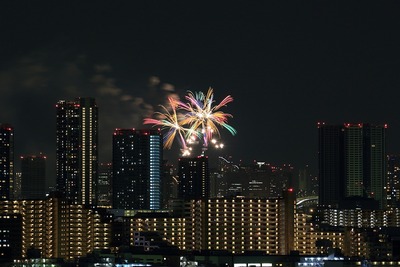 お台場レインボー花火2014