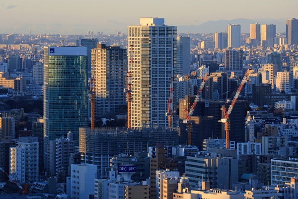 東京タワーから見た白金ザ・スカイ