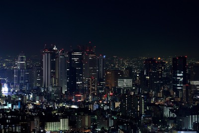 サンシャイン60から新宿の超高層ビル群の夜景