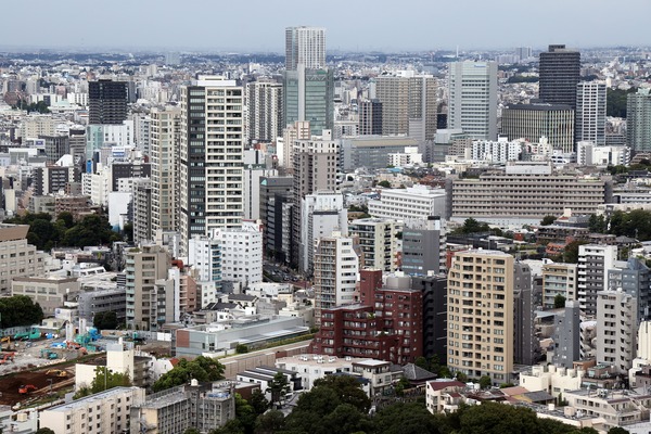 ニュウマン高輪 LUFTBAUM 翠の庭からの眺め