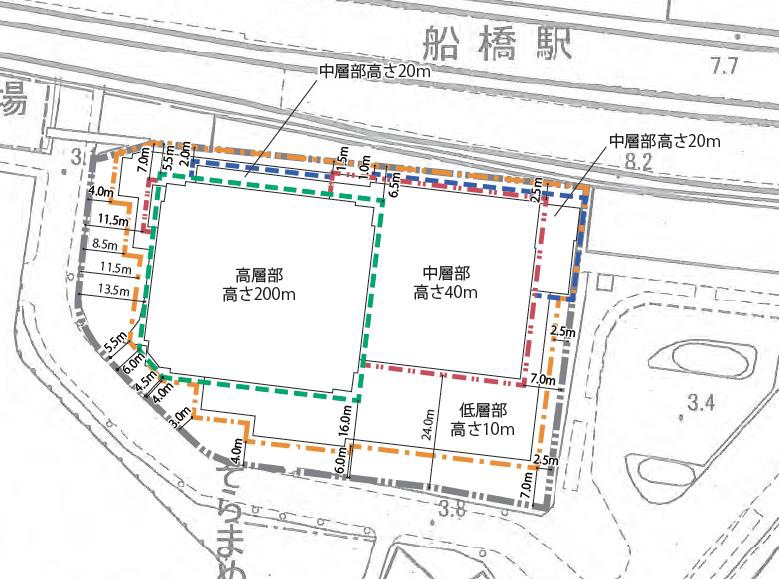 船橋駅前に千葉県最高層タワマン！地上51階、高さ193m「(仮称