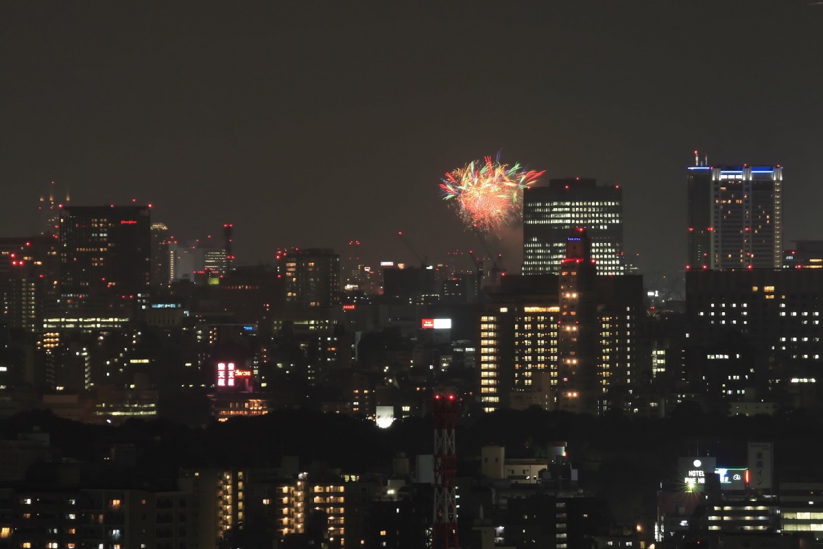 神宮外苑花火大会 超高層マンション 超高層ビル