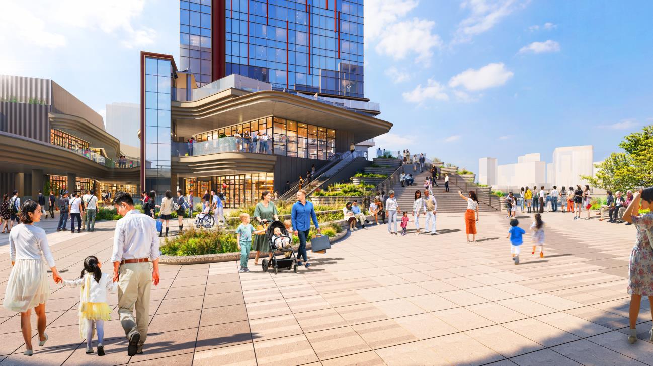 大井町駅直結！地上26階、高さ113m「大井町トラックス」の建設