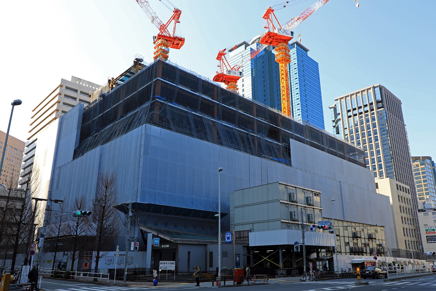 東京医科大学病院 超高層マンション 超高層ビル 東京医科大学病院 超高層マンション 超高層ビル