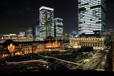 東京ステーションホテル開業100周年記念 東京駅丸の内駅舎特別ライトアップ
