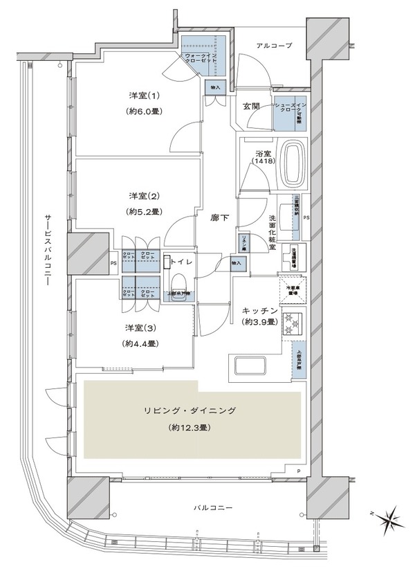 ドレッセタワー南町田グランベリーパーク 70Fタイプ