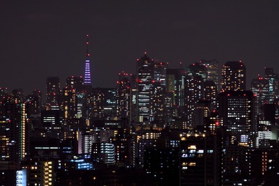 東京タワーのライトアップ再開