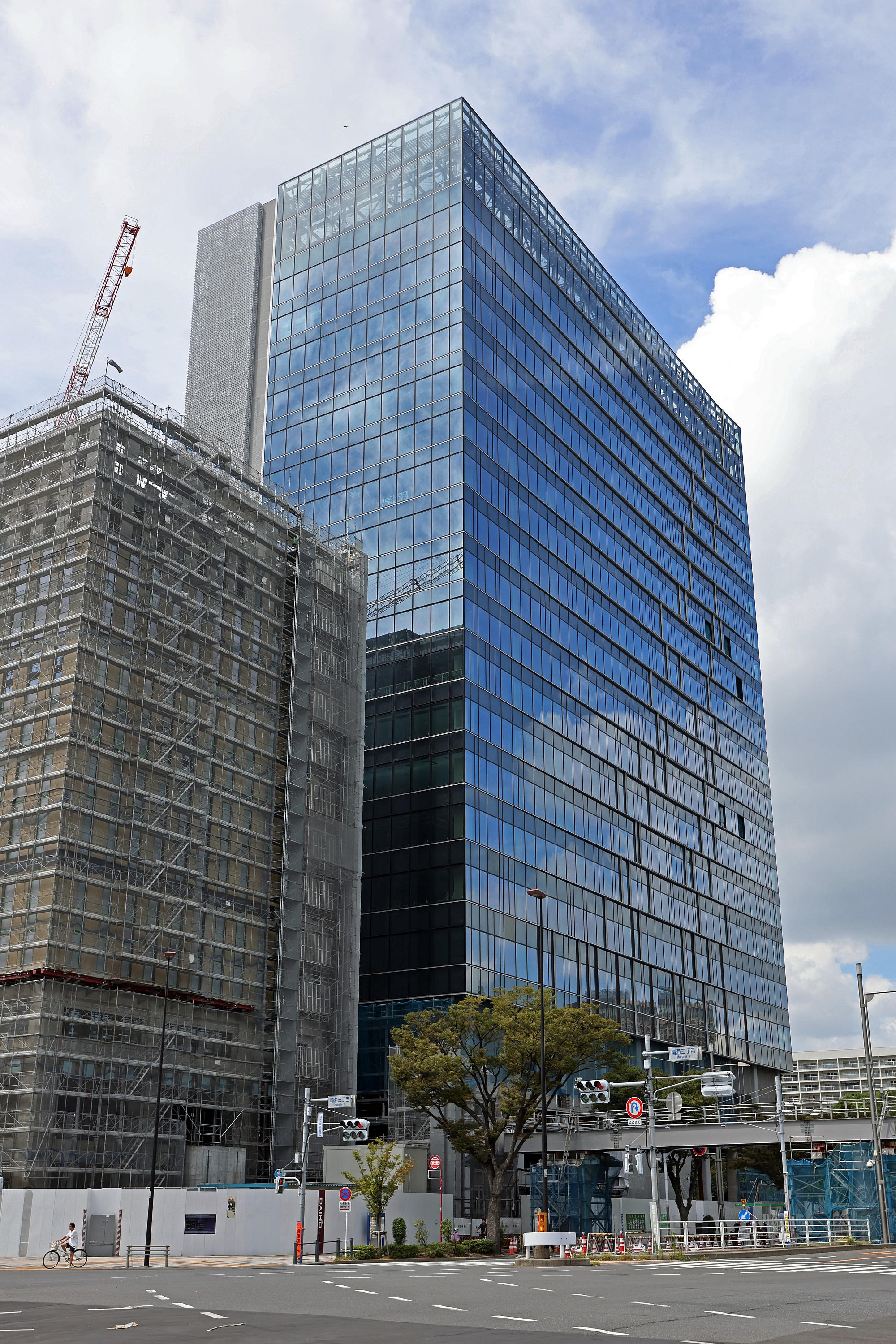 【新品未使用】三井物産ビル 新社屋 銅版画 地上20階、高さ約100m「(仮称)晴海三丁目計画新築工事」の建設