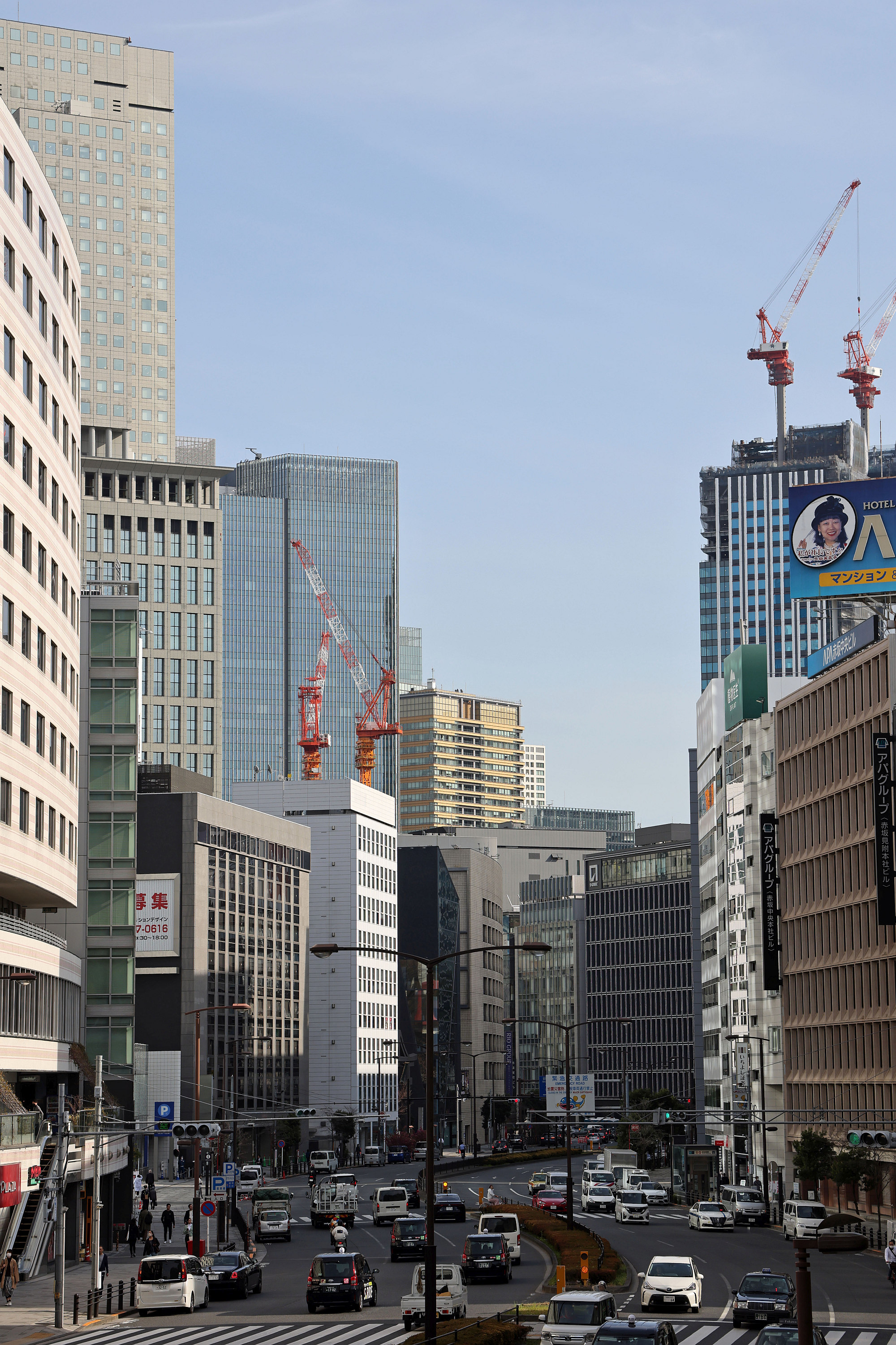 地上28階、高さ147.99m「(仮称)赤坂二丁目計画」の建設状況