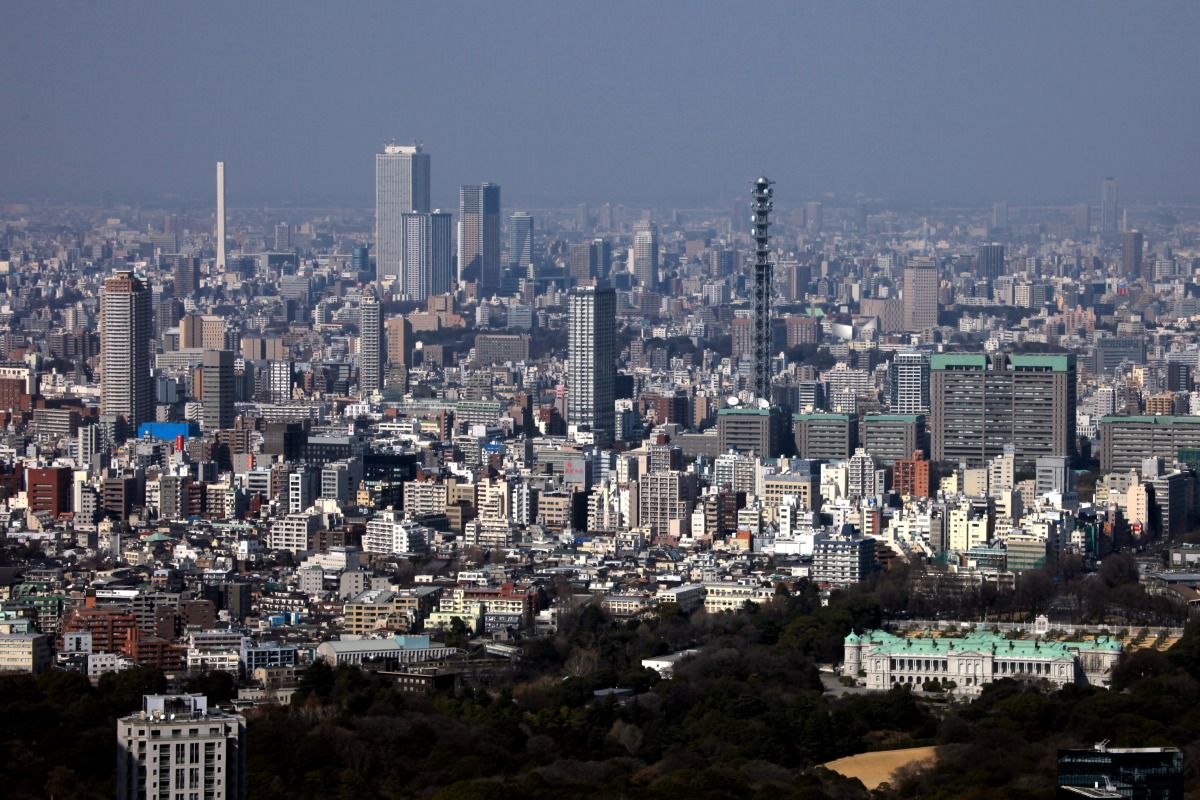 六本木ヒルズから見た池袋方面の超高層ビル群 超高層マンション 超高層ビル 六本木ヒルズから見た池袋方面の超高層ビル群 超高層マンション 超高層ビル