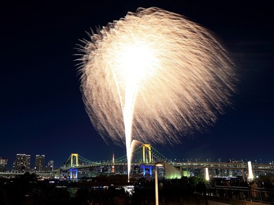 お台場レインボー花火2015