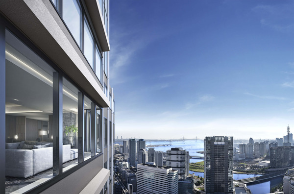 ¥¶¡¦¥è¥³¥Ï¥Þ¥Õ¥í¥ó¥È¥¿¥ï¡¼¡ÊTHE YOKOHAMA FRONT TOWER¡Ë ·úʪ³°´Ñ´°À®Í½ÁÛCG