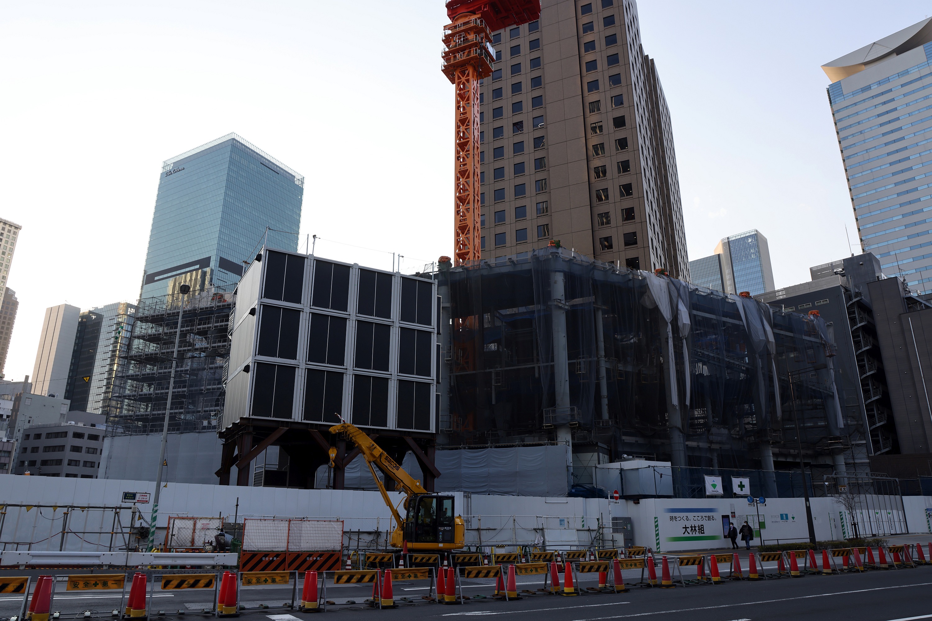 地上49階、高さ265.75m「虎ノ門ヒルズ ステーションタワー」の建設状況