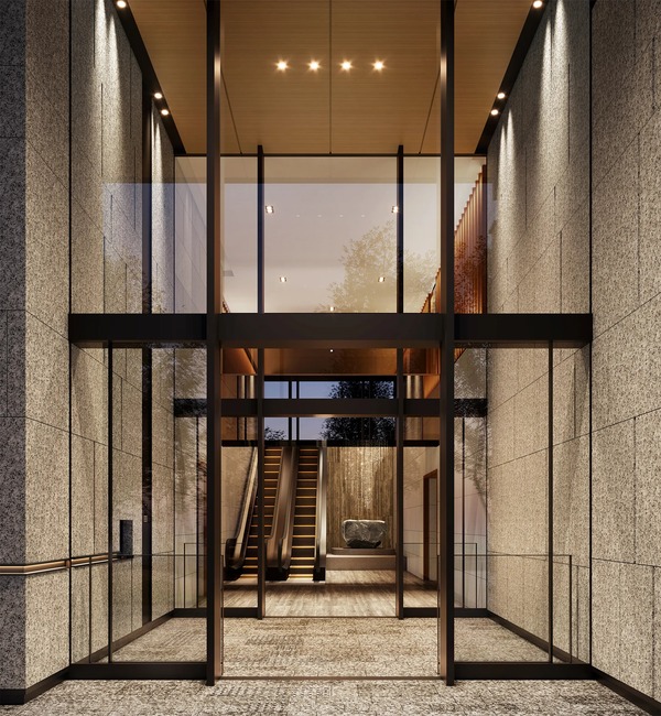 ブリリアタワー浅草柳橋 メインエントランス完成予想CG