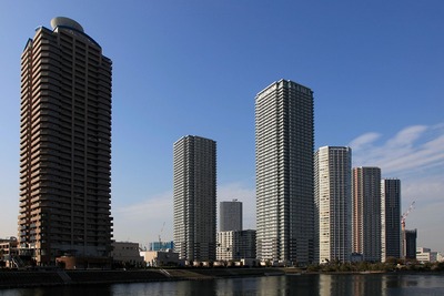 東雲のタワーマンション群