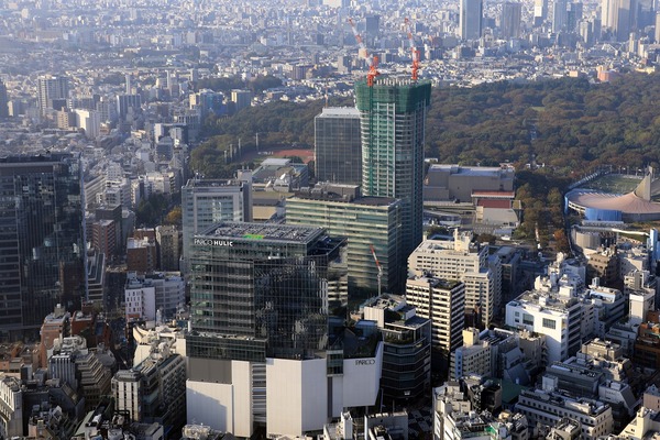 渋谷スカイからの眺め