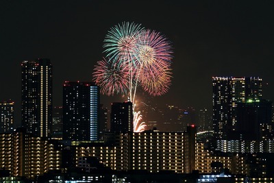 お台場レインボー花火2015