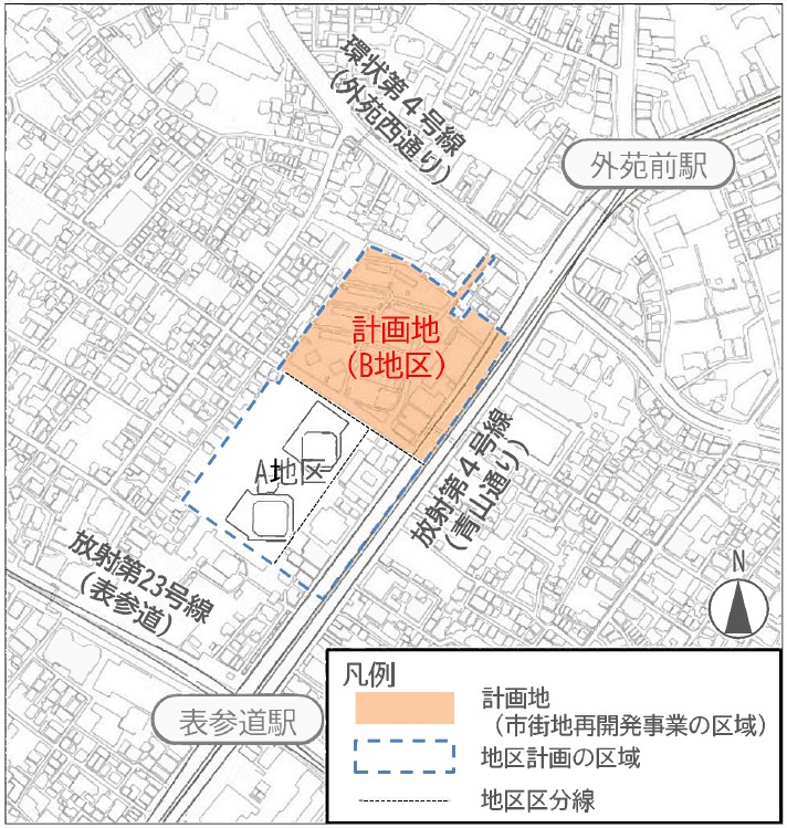 北区 地上38階、高さ180m「(仮称)北青山三丁目地区市街地再開発事業
