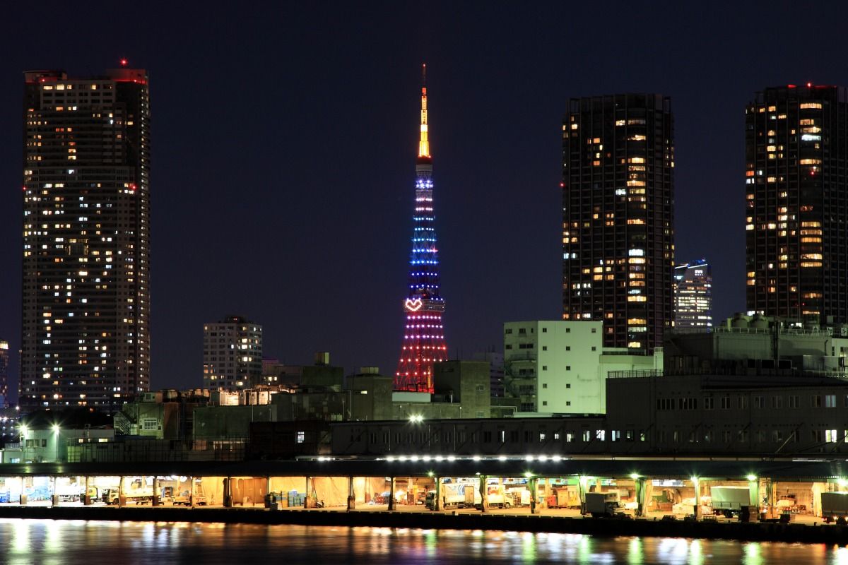 赤プリのクリスマスイルミネーションとか東京タワーとかスカイツリーの夜景 超高層マンション 超高層ビル 赤プリのクリスマスイルミネーションとか東京タワーとかスカイツリーの夜景 超高層マンション 超高層ビル