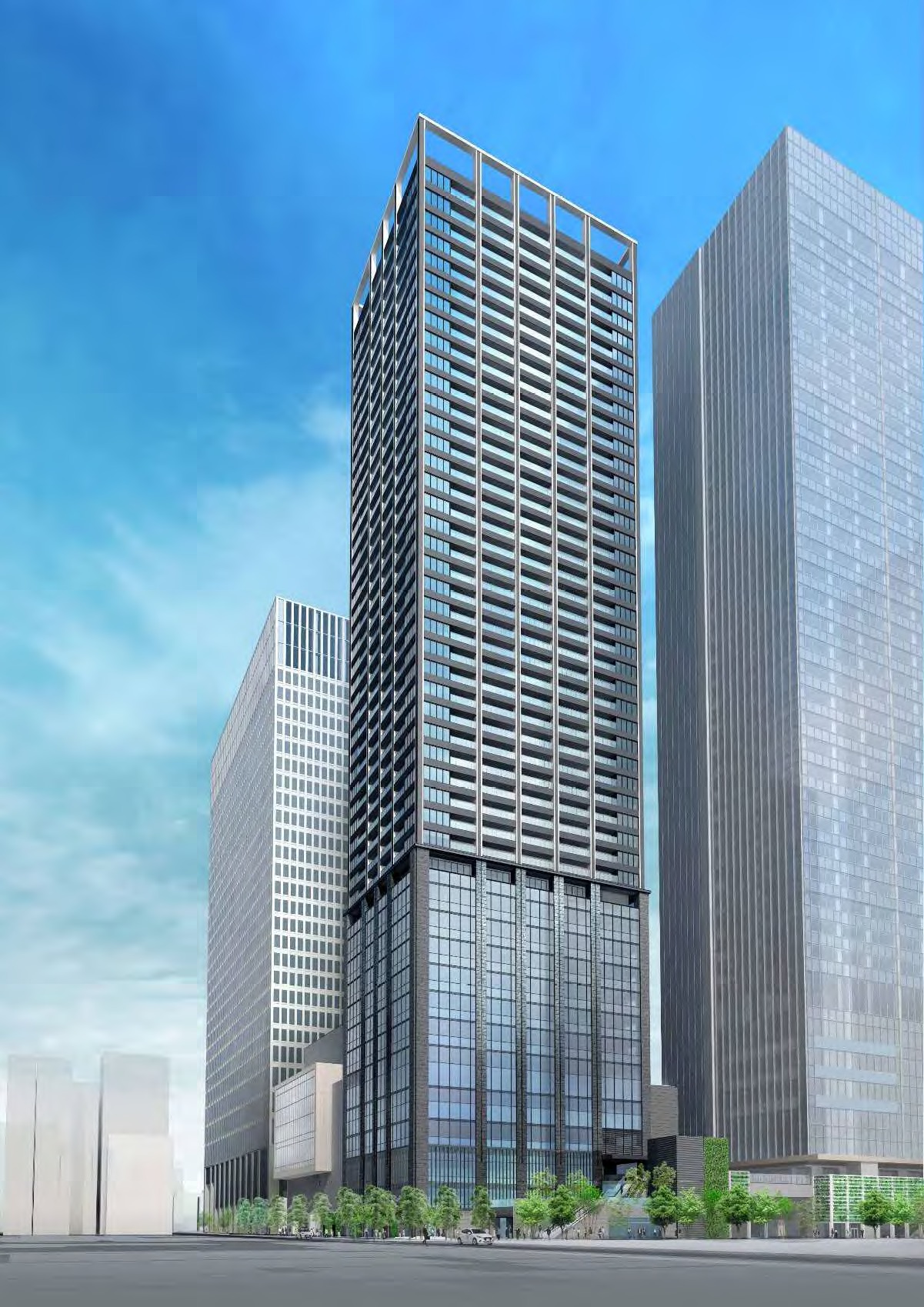 地上46階、高さ約190mタワマン「浜松町二丁目地区第一種市街地再開発