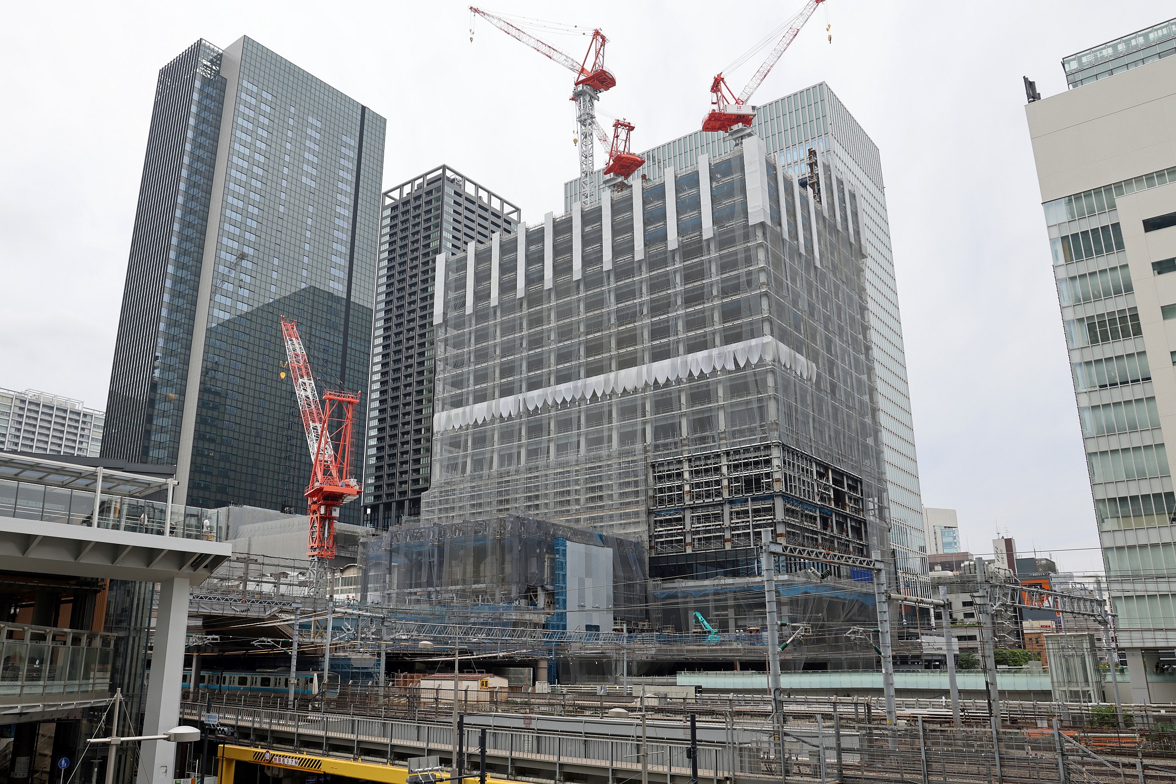 高さ約233m「世界貿易センタービル」の建替状況！アトレやホテルも入る