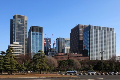 丸の内の超高層ビル群