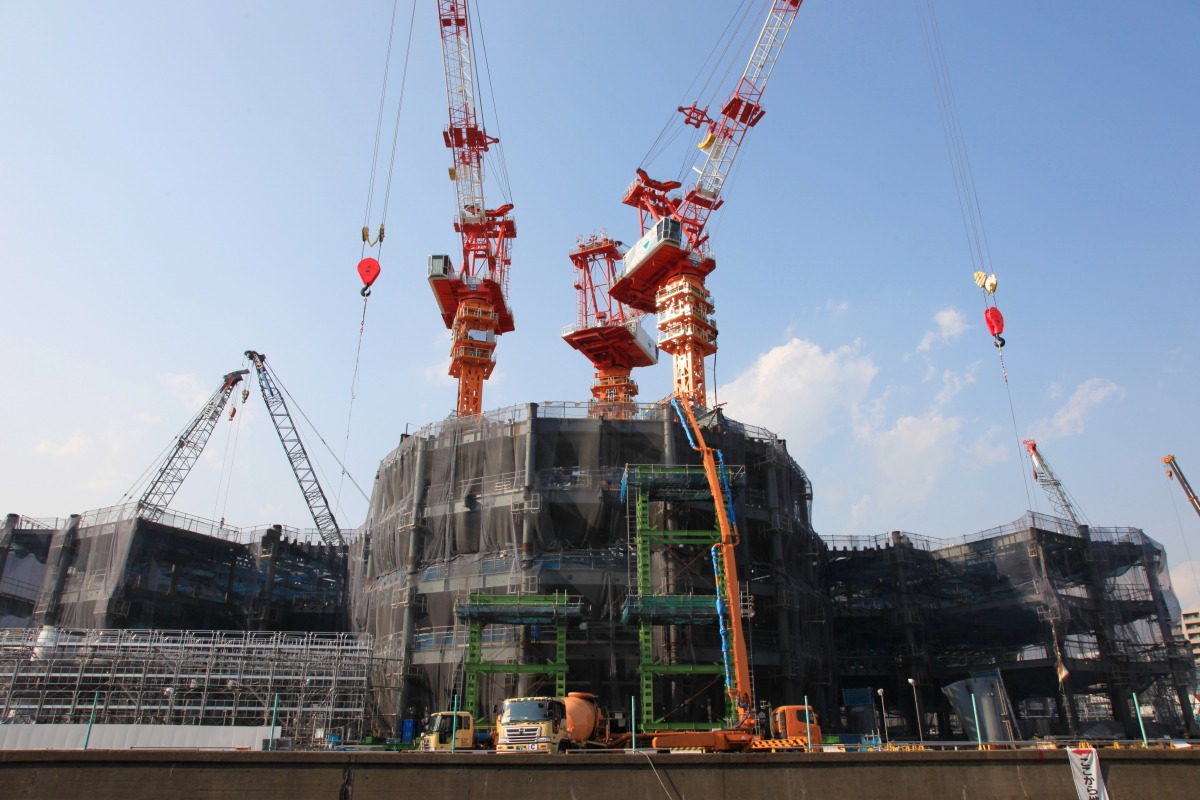 東京スカイツリー 鉄骨組み上げ工事開始 超高層マンション 超高層ビル