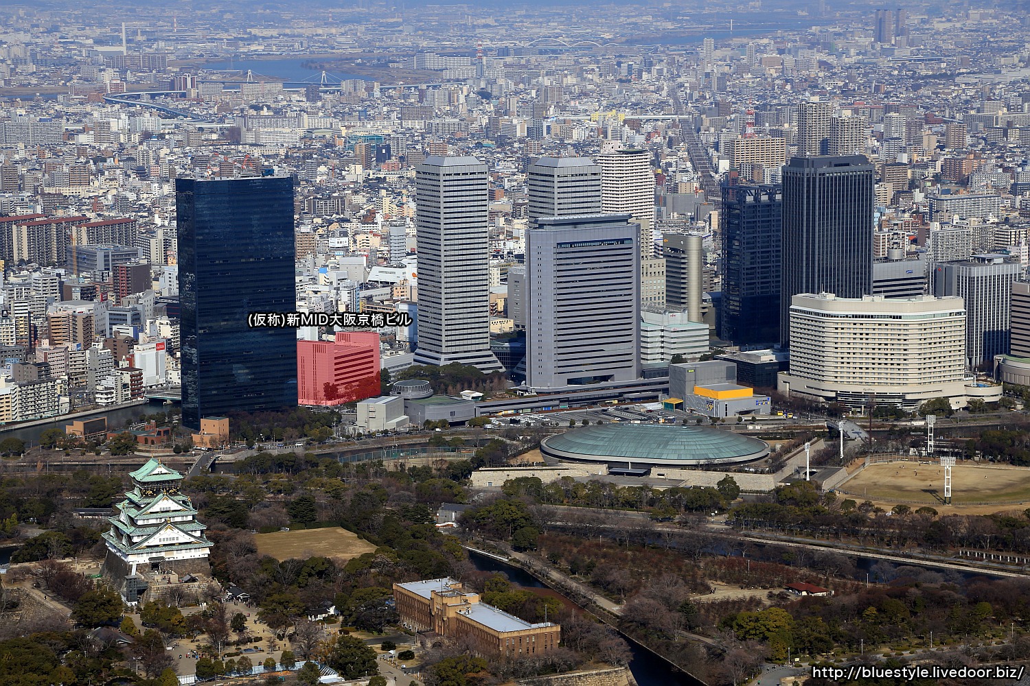仮称)新MID大阪京橋ビルの建設状況（2015.9.20） : 超高層