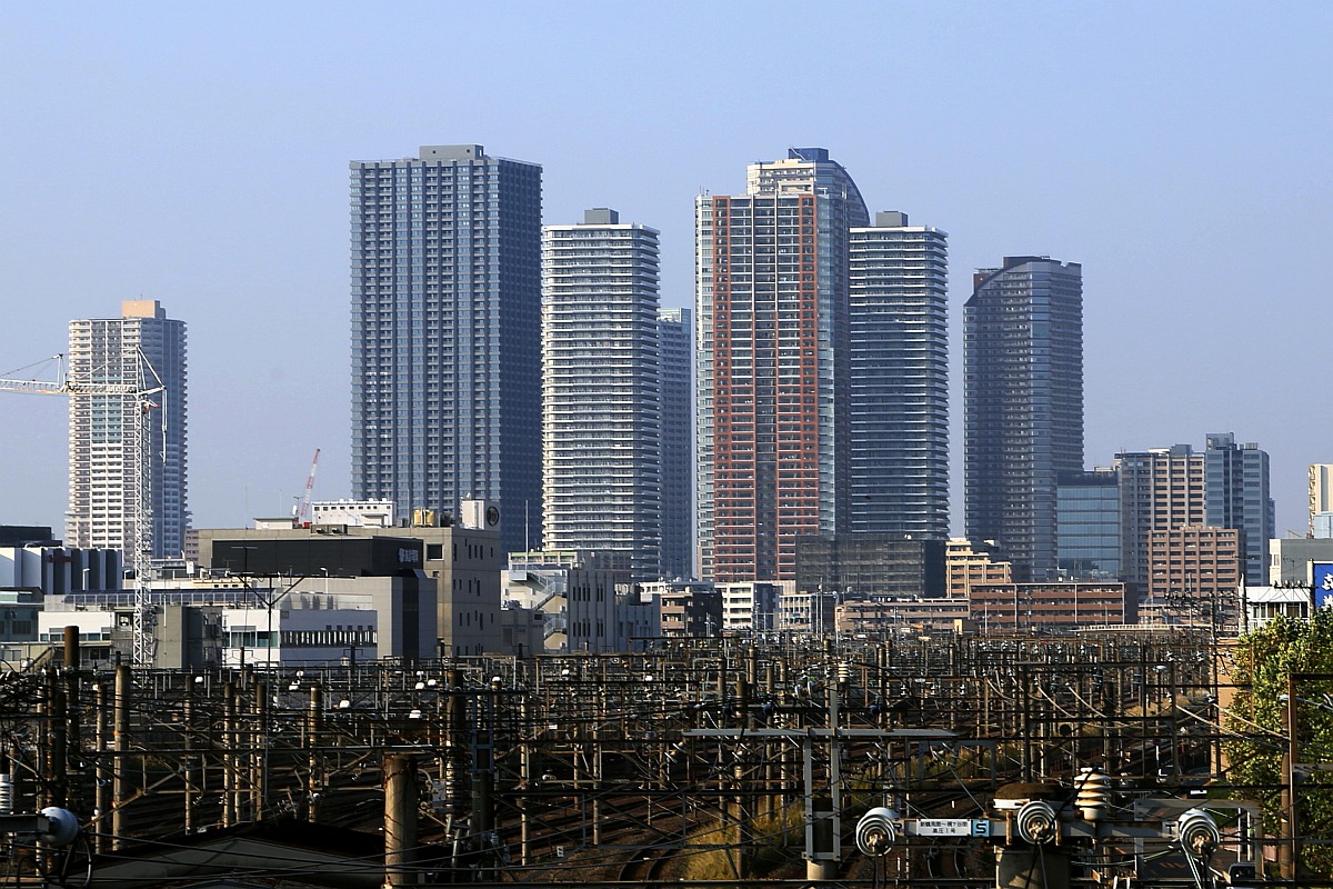 シティタワー武蔵小杉の建設状況（2015.10.24） 超高層マンション・超高層ビル