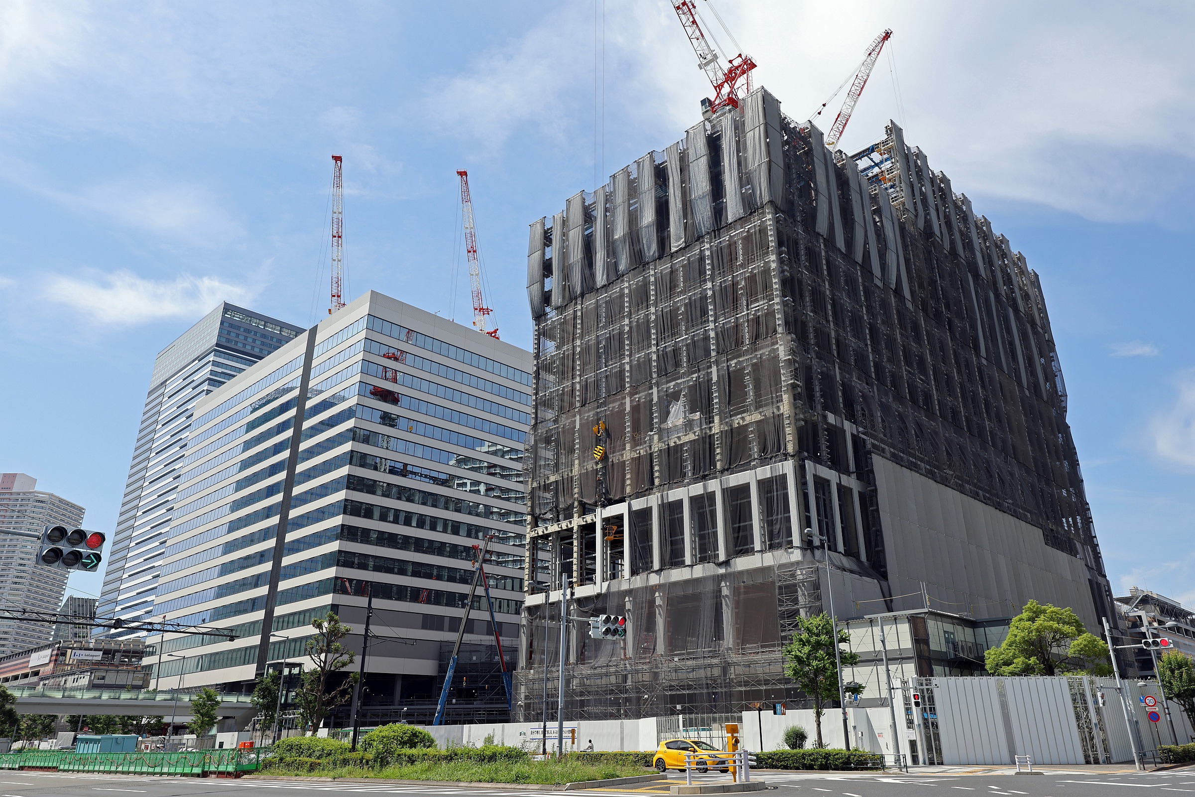 地上18階、高さ97.965m「(仮称)豊洲4-2街区開発計画」の建設状況 地上18階、高さ97.965m「(仮称)豊洲4-2街区開発計画」の建設状況