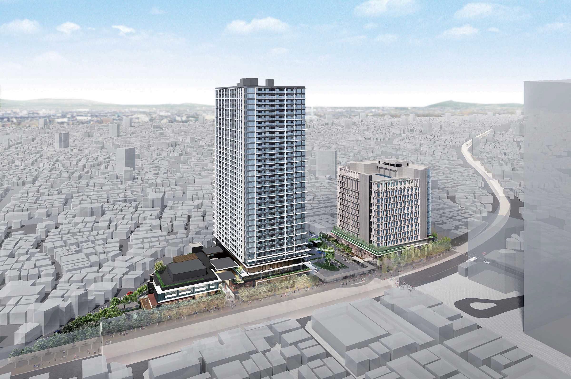 地上35階、高さ120m「立石駅北口地区第一種市街地再開発事業」の