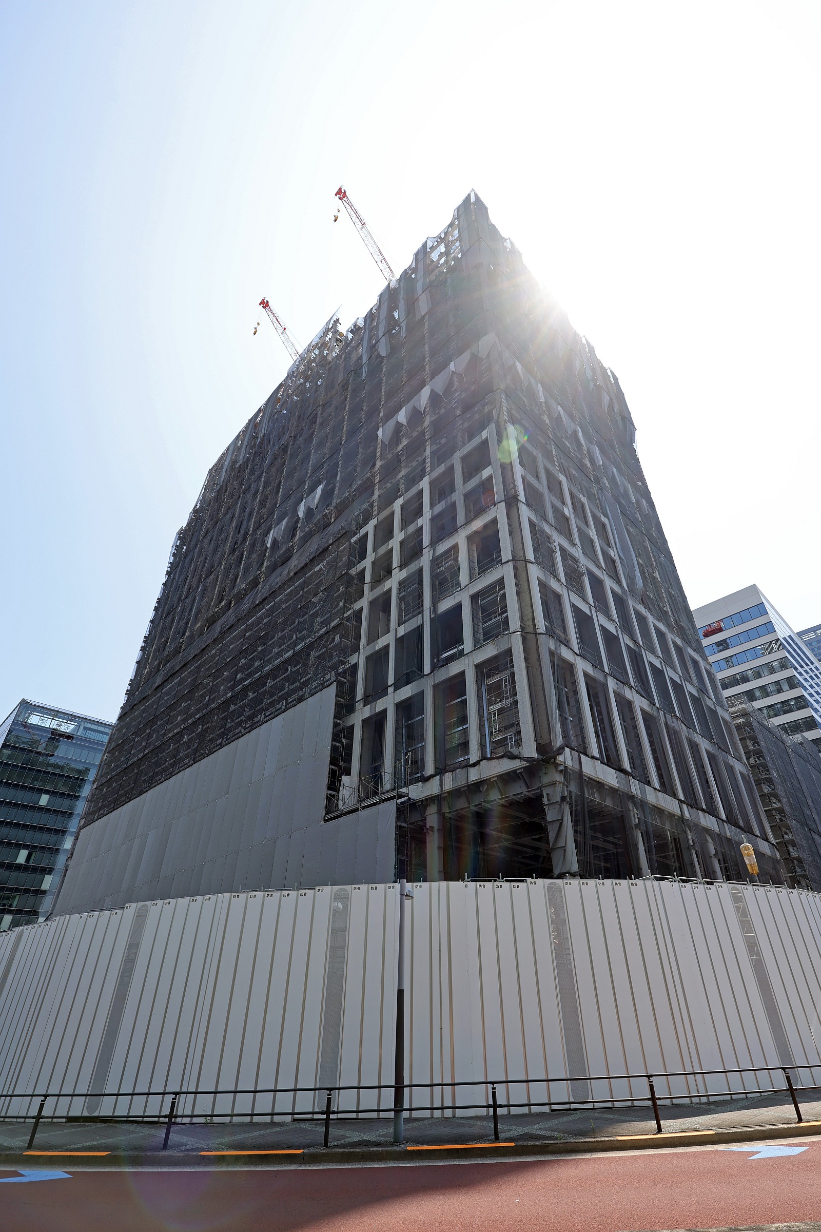 地上18階、高さ97.965m「(仮称)豊洲4-2街区開発計画」の建設状況 地上18階、高さ97.965m「(仮称)豊洲4-2街区開発計画」の建設状況