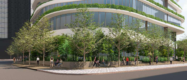(仮称)西新宿六丁目西・新宿中央公園北西地区第一種市街地再開発事業 ベンチエリア