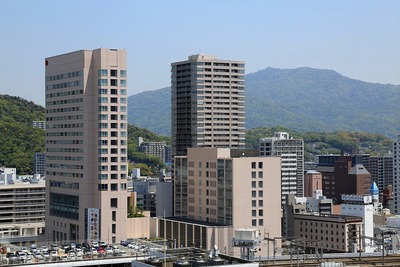 エール・エールA館から広島駅方面の眺め