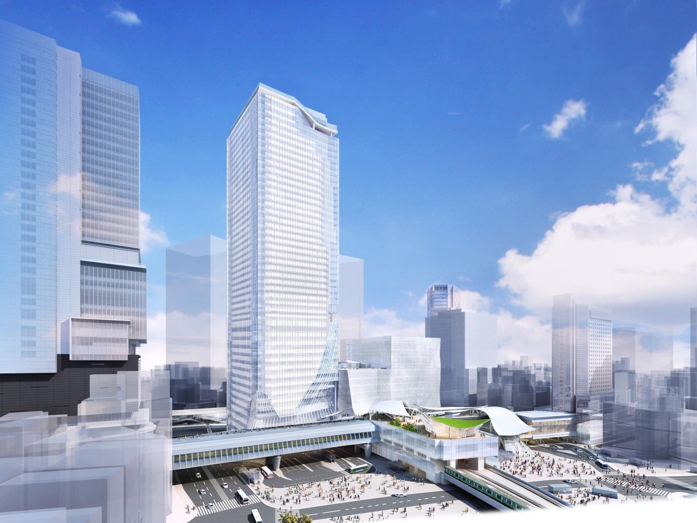 渋谷駅街区開発計画Ⅰ期(東棟)の建設状況(2015年7月25日 渋谷駅街区開発計画Ⅰ期(東棟)の建設状況(2015年7月25日
