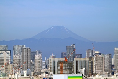 本日の自宅マンションからの眺め