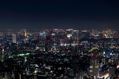 サンシャイン60から東京駅方面の夜景