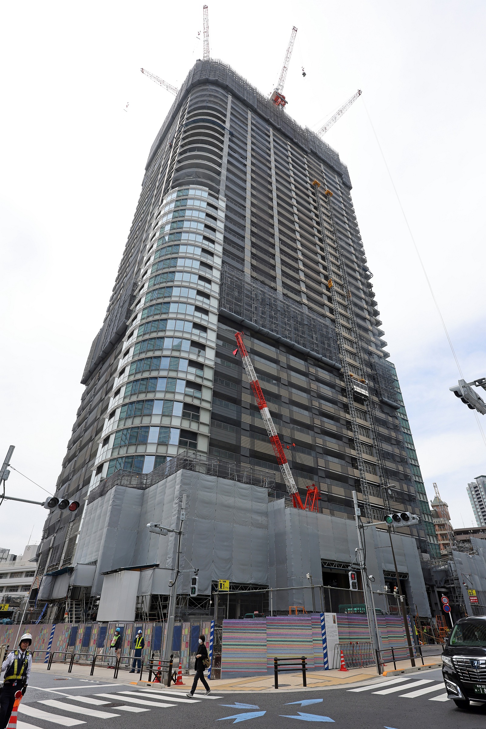 地上64階、高さ262.82m「麻布台ヒルズレジデンスB」の建設状況