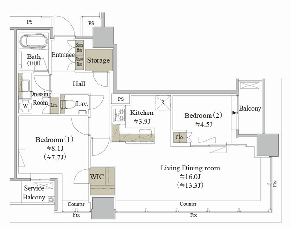 �ܹ�MARC�쥸�ǥ󥹥�� L type 2LDK